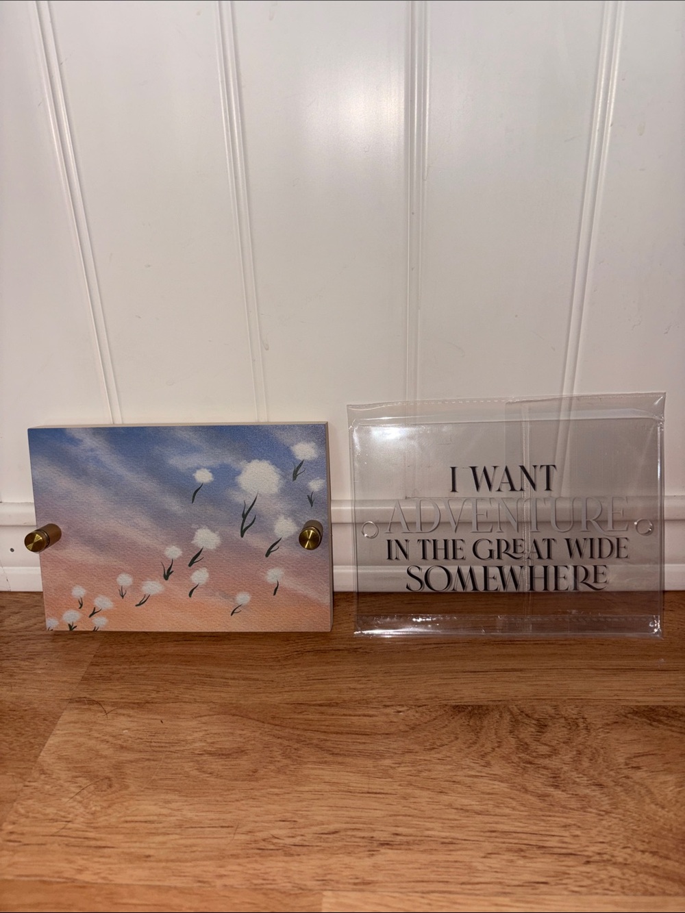 Beauty and the Beast Home Accents Floral Canvas Art with Gradient Sky – White